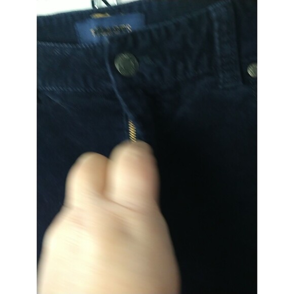 Talbots Corduroy Pants Womens Size 10 Straight Stretch Casual 5 Pocket Blue - Picture 6 of 10